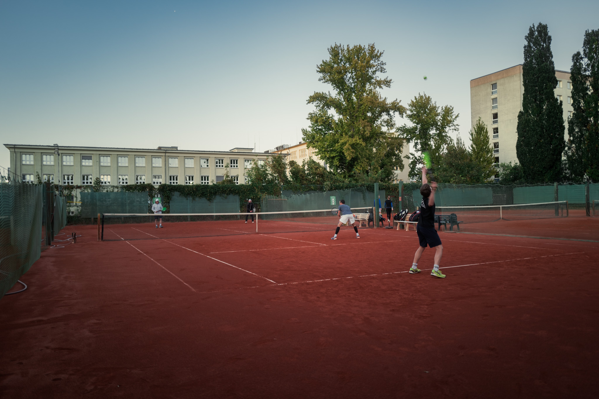 Tennisspiel